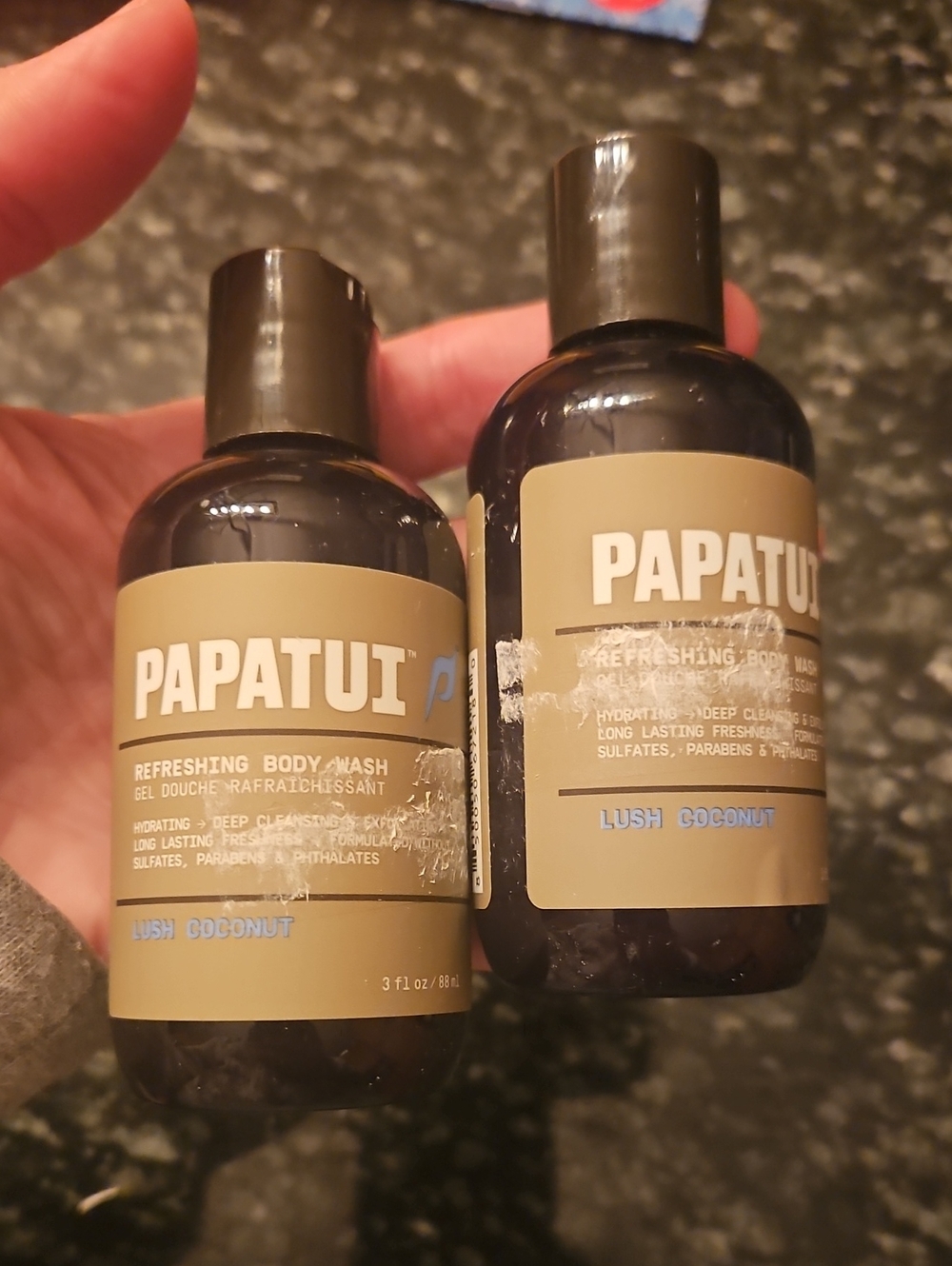 Papatui Lush Coconut Refreshing Body Wash - (2) 3oz Bottles